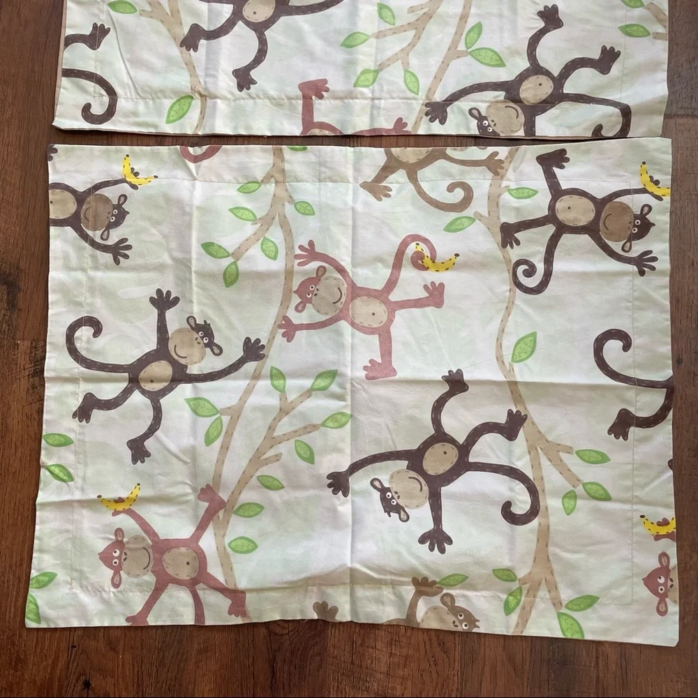 Decorative pillowcases perfect for “monkeying around!!”